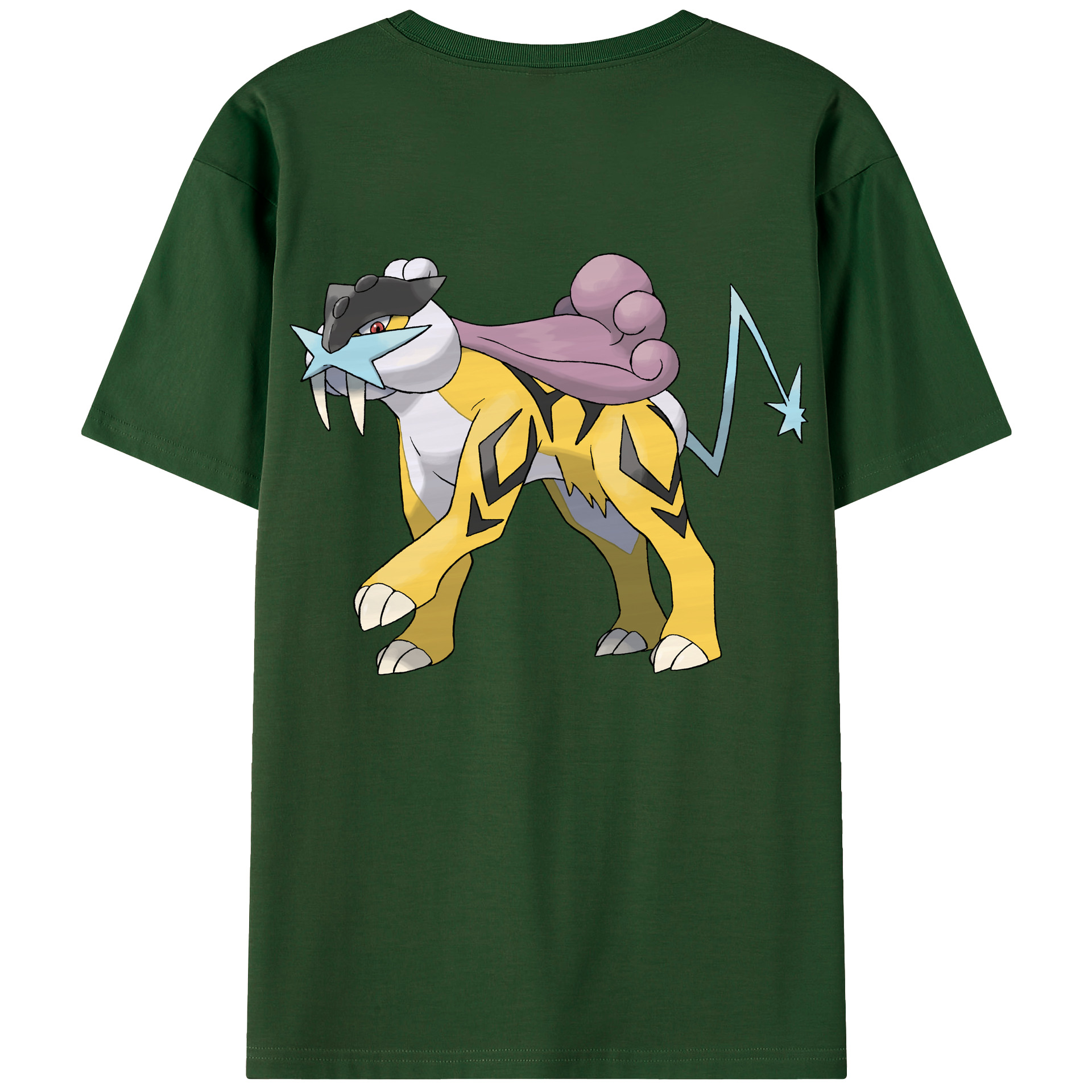 （画像用） ポケットモンスター Pokémon 綿100％半袖Tシャツ（背面プリント）